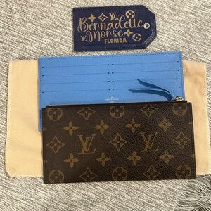 Louis Vuitton Blue Felicie Inserts